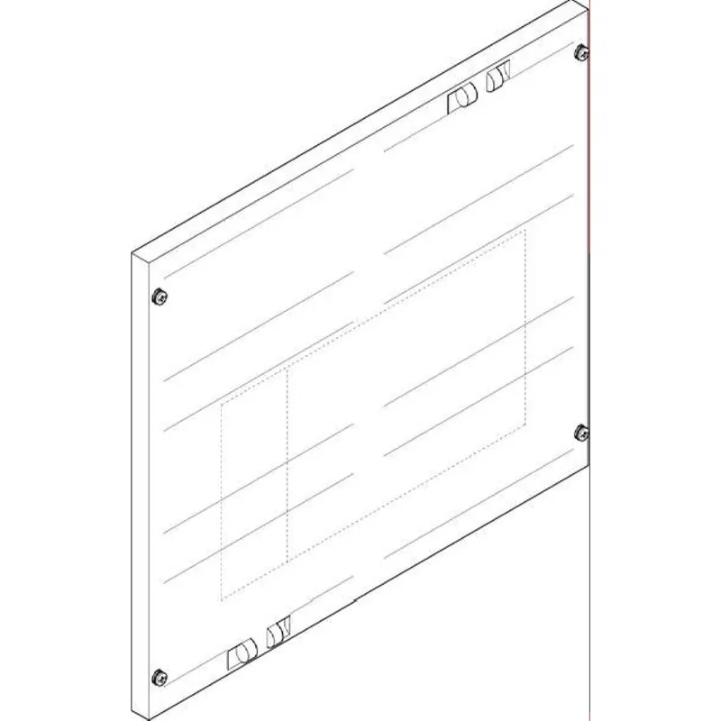 ABN Abdeckplatte 500x450mm 2FB/3RE perforiert 800A 3/4p FAP23160N