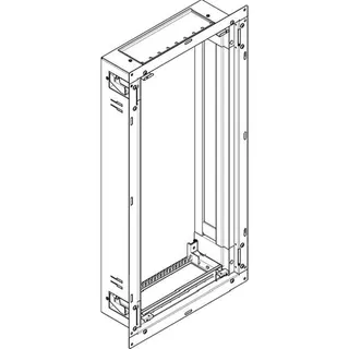 ABN ESPRO Flachverteiler UP/HW T: 110mm UL14X 48PLE 1x4reihig UP Wanne UL14X