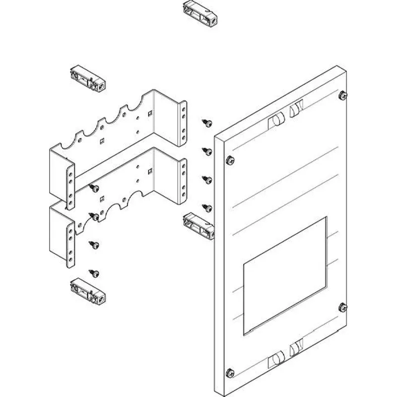 ABN ESPRO-Modul flach 250x450mm 400-630A 3/4polig MF13150