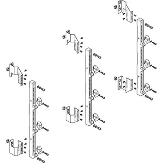 ABN Sammelschienenmodul tief 185mm für CU 30x10mm 3polig 150mm MTS45903