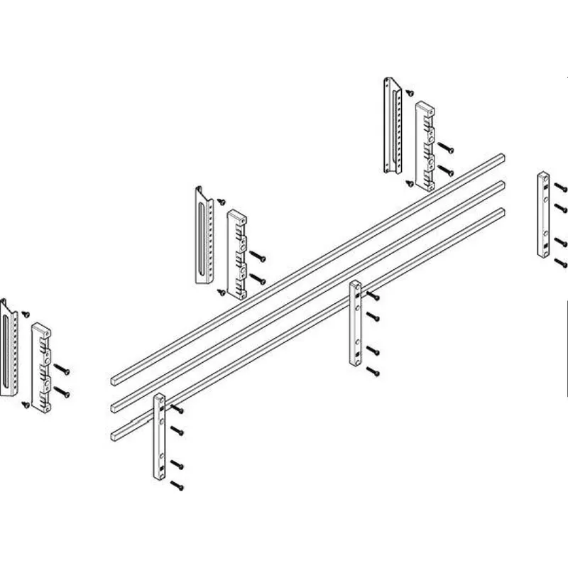ABN Sammelschienenmodul tief 60mm mit CU 12x10mm 3polig 32mm MTSC42633