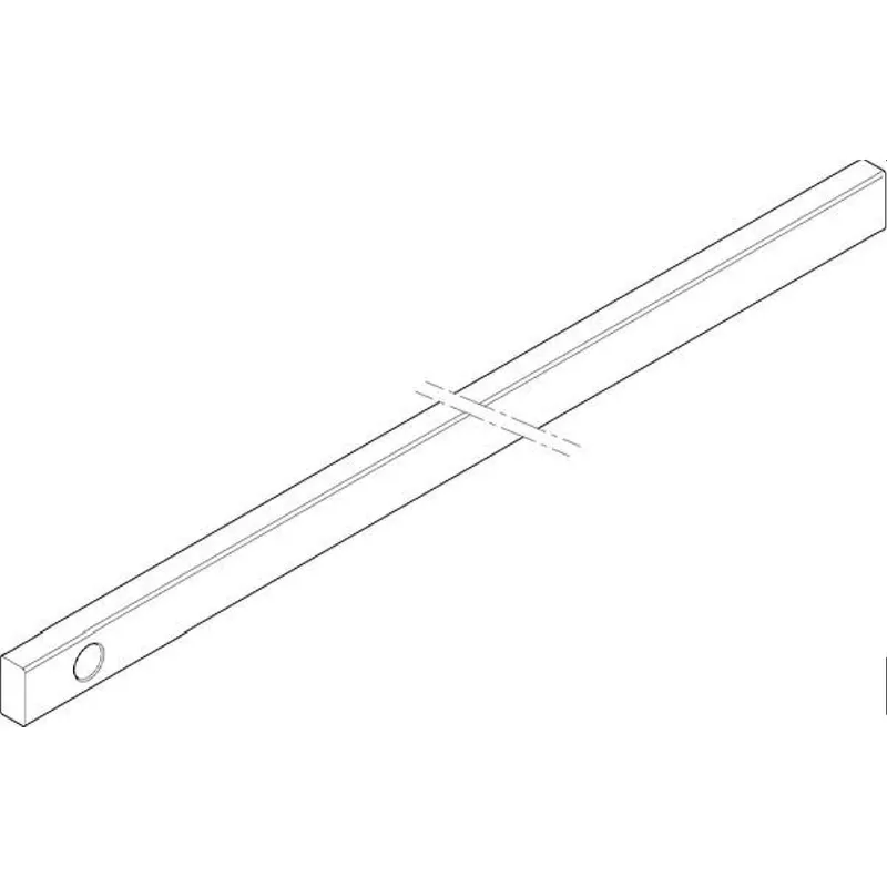 ABN CU-Schiene 1FB 20x10x291mm waagrecht einseitig XCUW121E