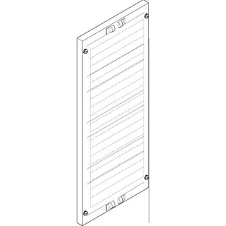 ABN Abdeckplatte 250x600mm 1FB/4RE perforiert 20xD02senkr FAP14695N