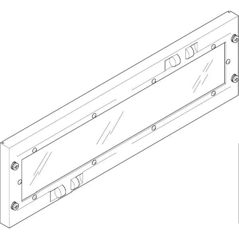 ABN Abdeckplatte 500x150mm 2FB/1RE geschlossen Sichtsch. FAS21N