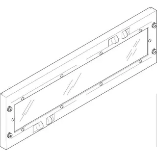 ABN Abdeckplatte 500x150mm 2FB/1RE geschlossen Sichtsch. FAS21N