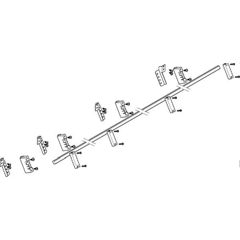 ABN Sammelschienenmodul N/PE mit CU 12x10mm 1polig 30° Standard MXSC51431
