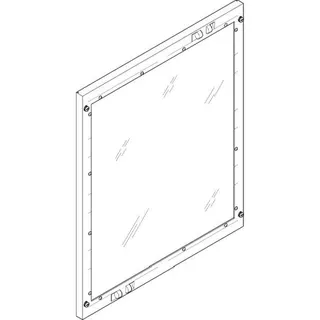 ABN Abdeckplatte 500x600mm 2FB/4RE geschlossen Sichtsch. FAS24N