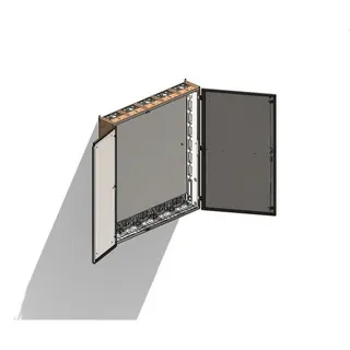 ABN Wandgehäuse geerdet IP54 1300x1402x225mm SE59
