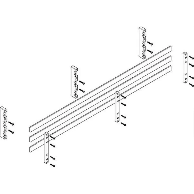 ABN Sammelschienenmodul flach 60mm mit CU 30x5mm 3polig 32mm MFSC42643