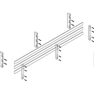 ABN Sammelschienenmodul flach 60mm mit CU 30x5mm 3polig 32mm MFSC42643