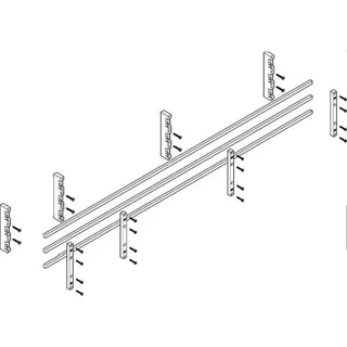 ABN Sammelschienenmodul flach 60mm mit CU 12x10mm 3polig 32mm MFSC52633