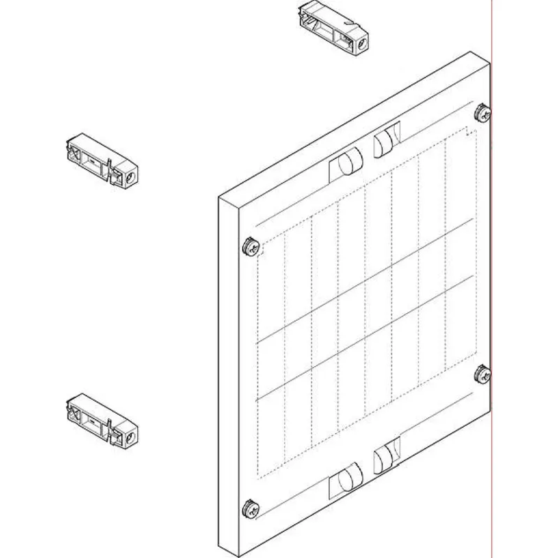 ABN ESPRO-Modul flach 250x300mm NH00/000/D02 MF12674