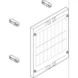 ABN ESPRO-Modul flach 250x300mm NH00/000/D02 MF12674