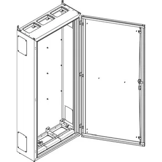 ABN Standgehäuse schutzisoliert IP55 840x1890x340mm NT312P
