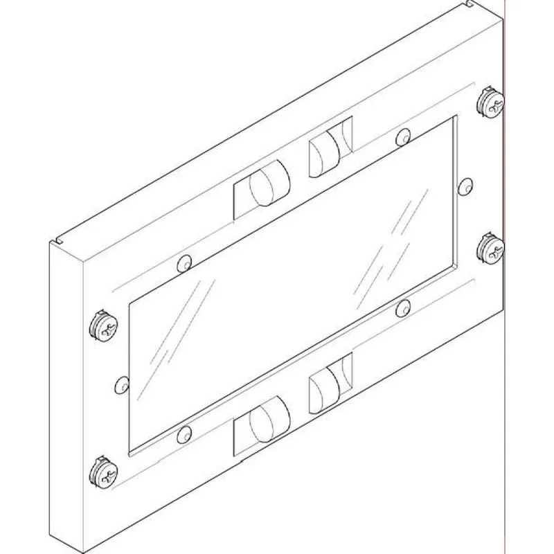 ABN Abdeckplatte 250x150mm 1FB/1RE geschlossen Sichtsch. FAS11N
