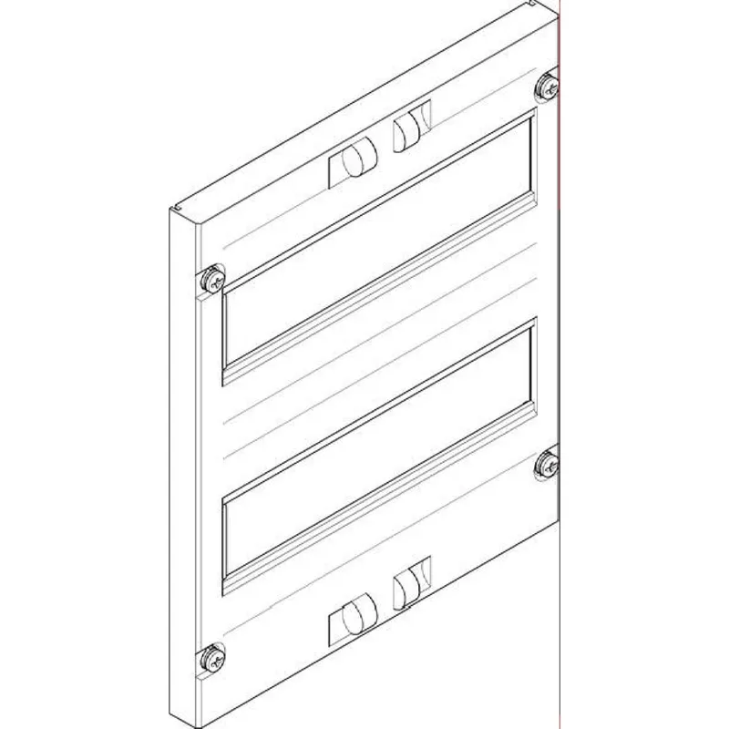 ABN Abdeckplatte 250x300mm 1FB/2RE offen 125mm FAO1222N