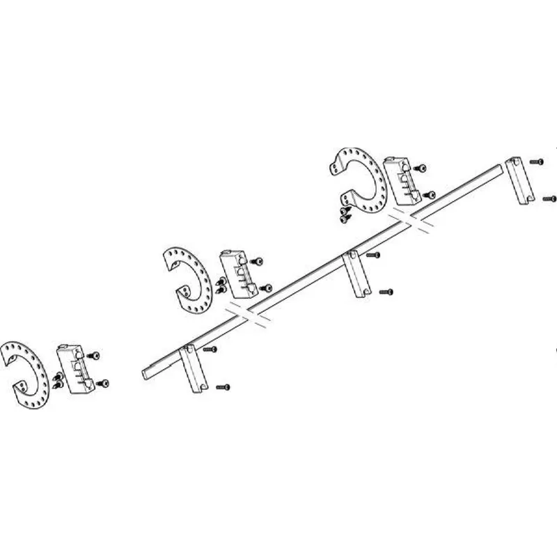 ABN Sammelschienenmodul N/PE mit CU 12x5mm 1polig 27° MXSC41311