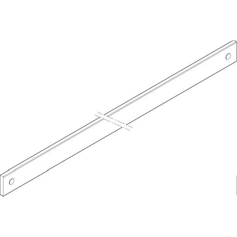 ABN CU-Schiene 1FB 50x10x337mm waagrecht beidseitig XCUW151B
