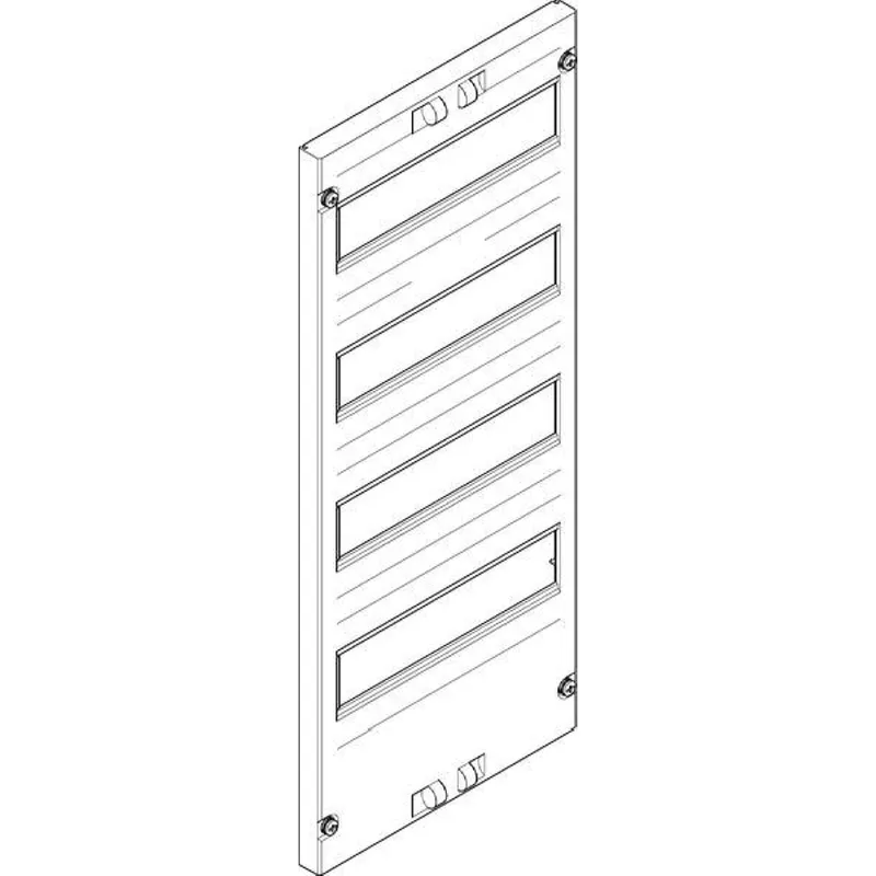ABN Abdeckplatte 250x600mm 1FB/4RE offen 125mm FAO1422N