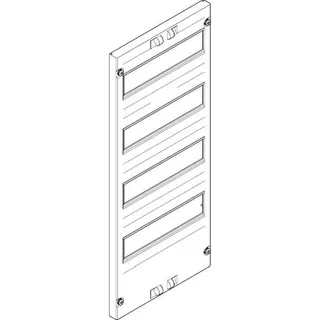 ABN Abdeckplatte 250x600mm 1FB/4RE offen 125mm FAO1422N