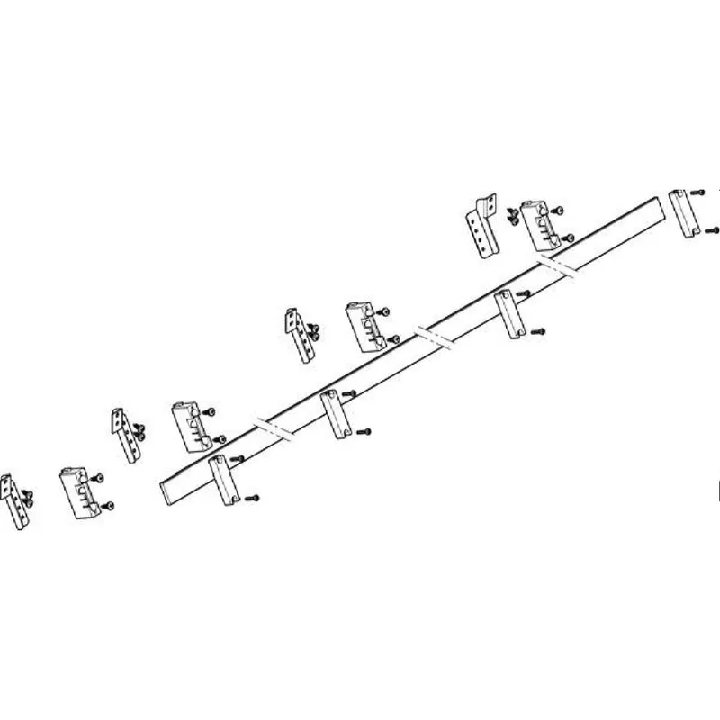 ABN Sammelschienenmodul N/PE mit CU 30x5mm 1polig 30° Standard MXSC51441