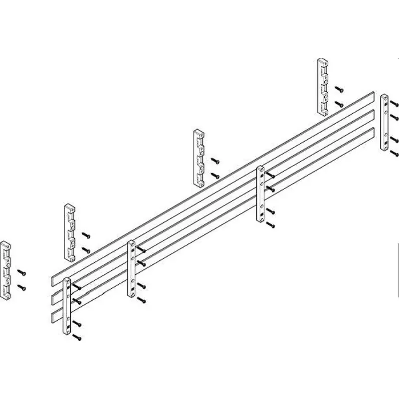 ABN Sammelschienenmodul 60mm mit CU 30x5mm 3polig 70mm MTSC52743