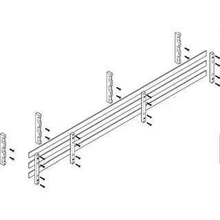 ABN Sammelschienenmodul 60mm mit CU 30x5mm 3polig 70mm MTSC52743