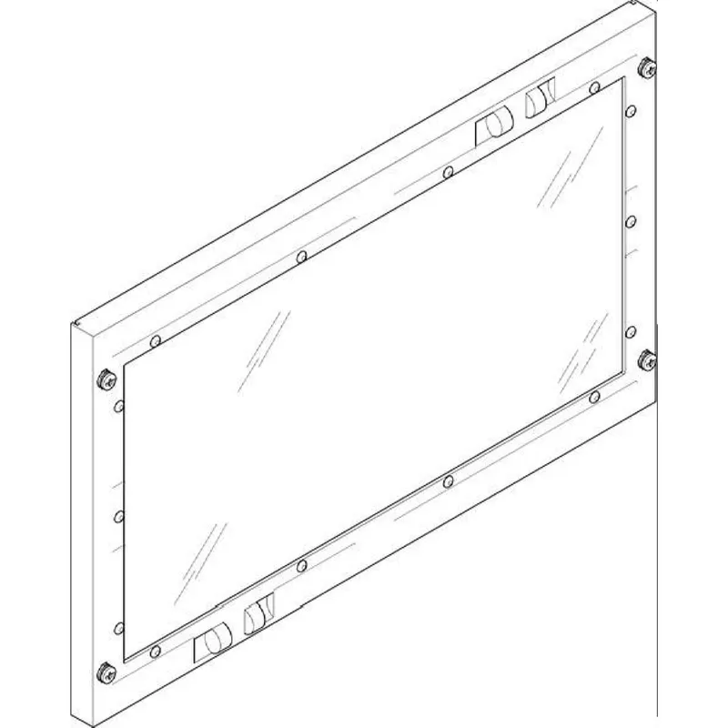 ABN Abdeckplatte 500x300mm 2FB/2RE geschlossen Sichtsch. FAS22N
