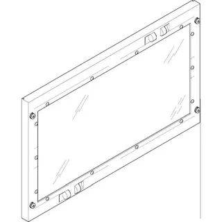 ABN Abdeckplatte 500x300mm 2FB/2RE geschlossen Sichtsch. FAS22N