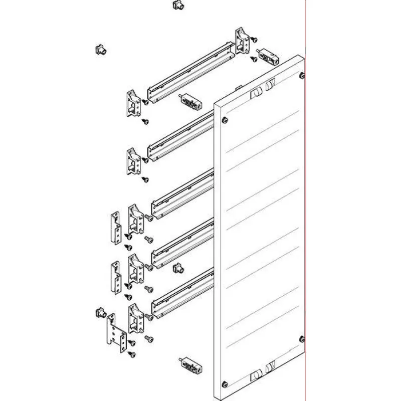 ABN ESPRO-Modul flach 250x750mm waagrecht schutzisoliert MF1510