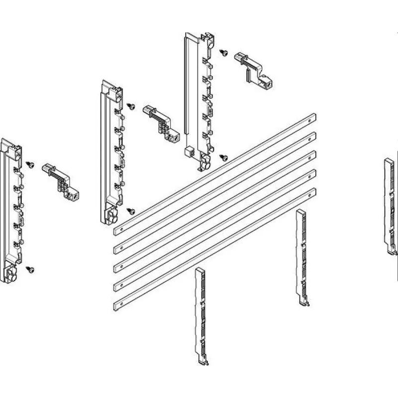 ABN Sammelschienenmodul tief 40mm mit CU 12x5mm 5polig 70mm MTSC22515