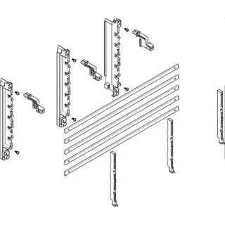 ABN Sammelschienenmodul tief 40mm mit CU 12x5mm 5polig 70mm MTSC22515
