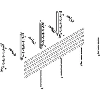 ABN Sammelschienenmodul tief 40mm mit CU 12x5mm 5polig 70mm MTSC32515