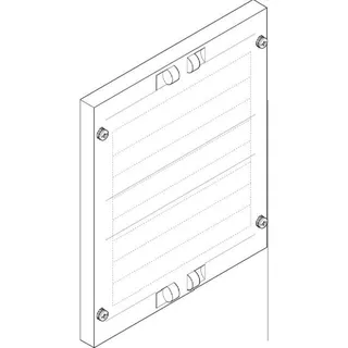 ABN Abdeckplatte 250x300mm 1FB/2RE perforiert 8xD02 senkr FAP12695N