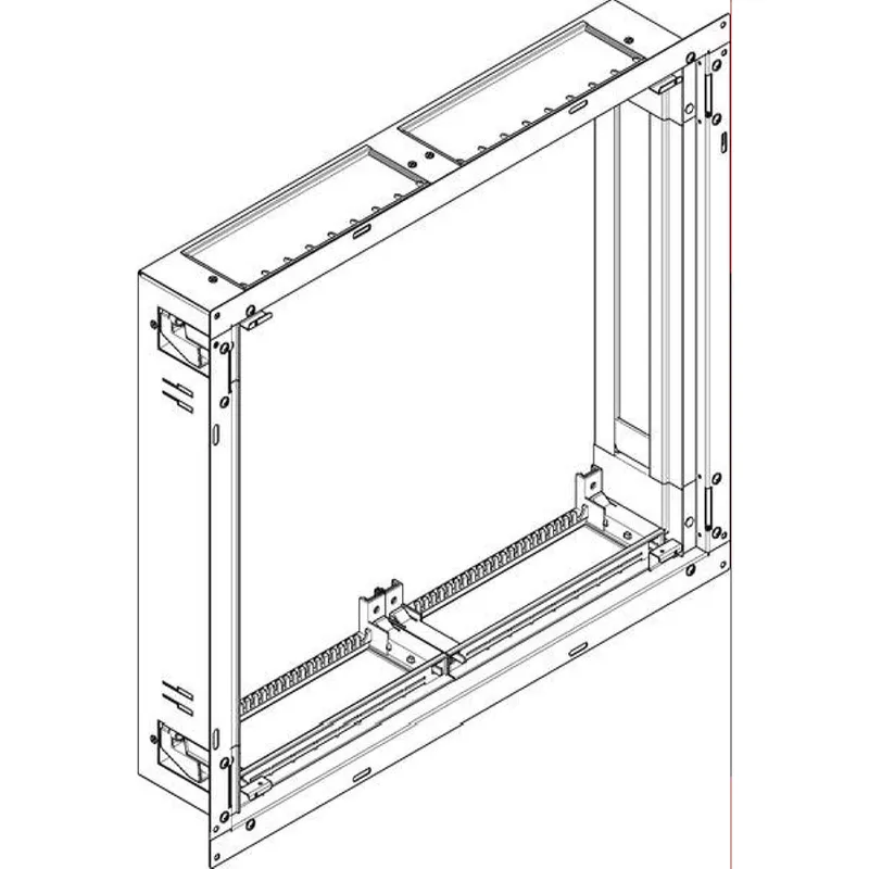 ABN ESPRO Flachverteiler UP/HW T: 110mm UL23X 72PLE 2x3reihig UP Wanne UL23X