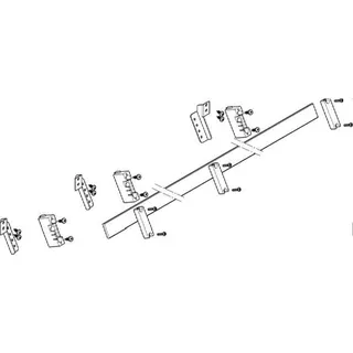 ABN Sammelschienenmodul N/PE mit CU 30x5mm 1polig 30° Standard MXSC31441