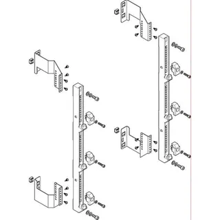 ABN Sammelschienenmodul flach 185mm für CU 30x10mm 3polig 150mm MFS25903