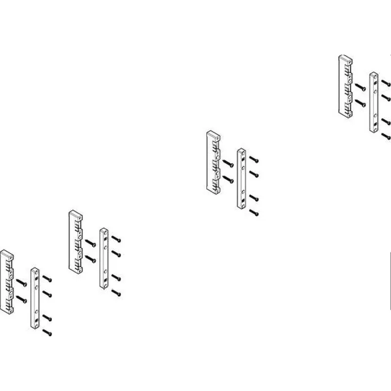 ABN Sammelschienenmodul flach 60mm für CU 12x5mm 3polig 32mm MFS52603
