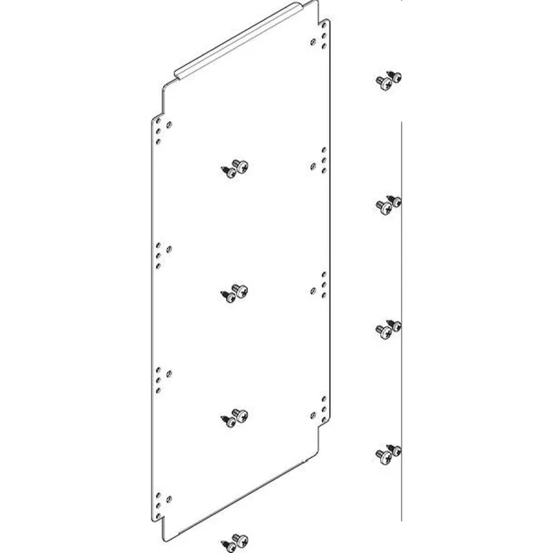 ABN Montageplatte 244x582mm 1FB/4RE FMA14N