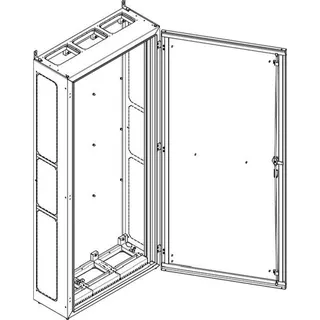 ABN Standgehäuse schutzisoliert IP55 840x1890x340mm NT312PB