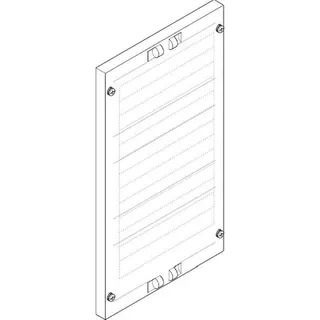 ABN Abdeckplatte 250x450mm 1FB/3RE perforiert 14xD02senkr FAP13695N