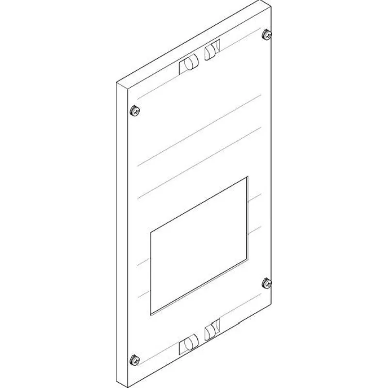 ABN Abdeckplatte 250x450mm 1FB/3RE gefräst 400-630A 3pol FAT13150N