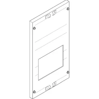ABN Abdeckplatte 250x450mm 1FB/3RE gefräst 400-630A 3pol FAT13150N