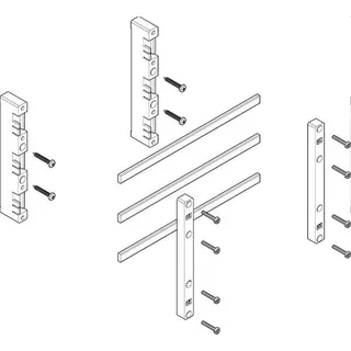 ABN Sammelschienenmodul flach 60mm mit CU 12x5mm 3polig 32mm MFSC12613