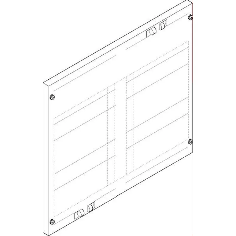 ABN Abdeckplatte 500x450mm 2FB/3RE 60mm NH2-Trenner 70mm FAP23722N