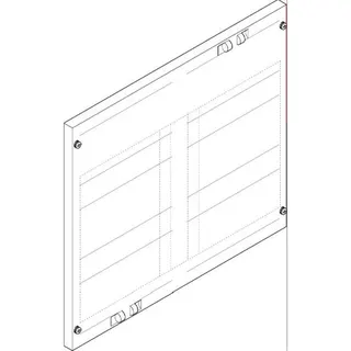 ABN Abdeckplatte FAP23722N5 SaS 60mm EBM 70mm (PK=5Stk.) FAP23722N5