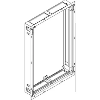 ABN ESPRO Flachverteiler UP/HW T: 110mm UL25X 120PLE 2x5reihig UP Wanne UL25X