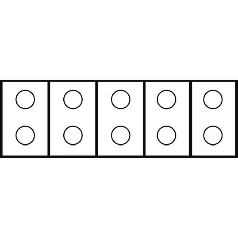 ABN Anschlussklemmenblock GKL124-5 5polig für GAG12 GKL124-5