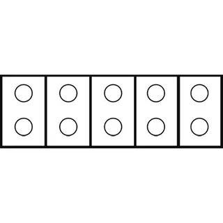 ABN Anschlussklemmenblock GKL124-5 5polig für GAG12 GKL124-5