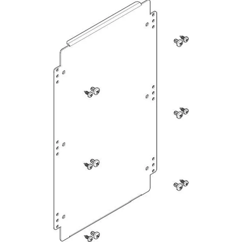 ABN Montageplatte 244x432mm 1FB/3RE FMA13N